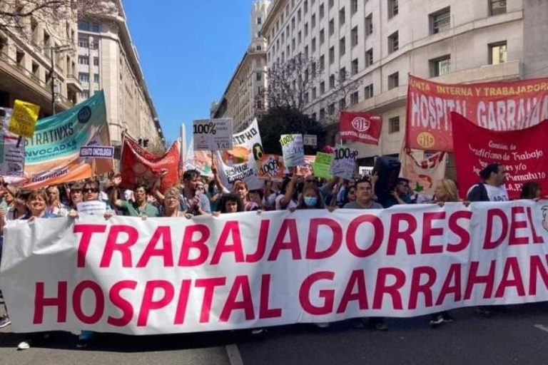 El Garrahan se suma a la Marcha Blanca por la salud y la educación