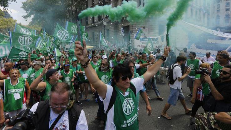 Los estatales de ATE activan su 29° paro contra la gestión de Macri