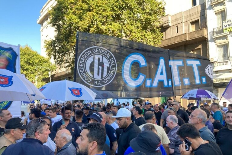 La CATT confirmó su participación en el paro y movilización de la CGT