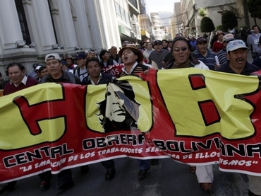 La central sindical realizó un paro general en Bolivia