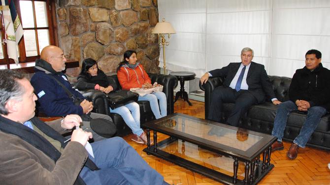 Jujuy: el vicegobernador se reunió con dirigentes del SEOM